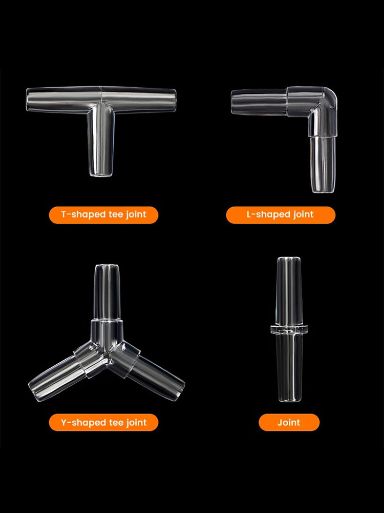 Aquarium Xl - 10Pcs Aquarium Airline Tubing Connectors Fish