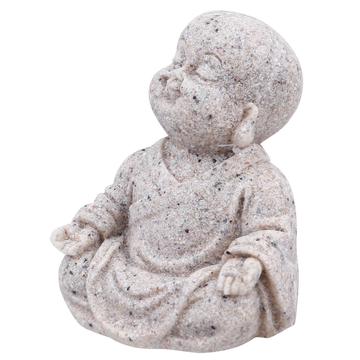 Live Fish Aquarium - 1Pcs Resin Maitreya Buddha Statue Sandstone