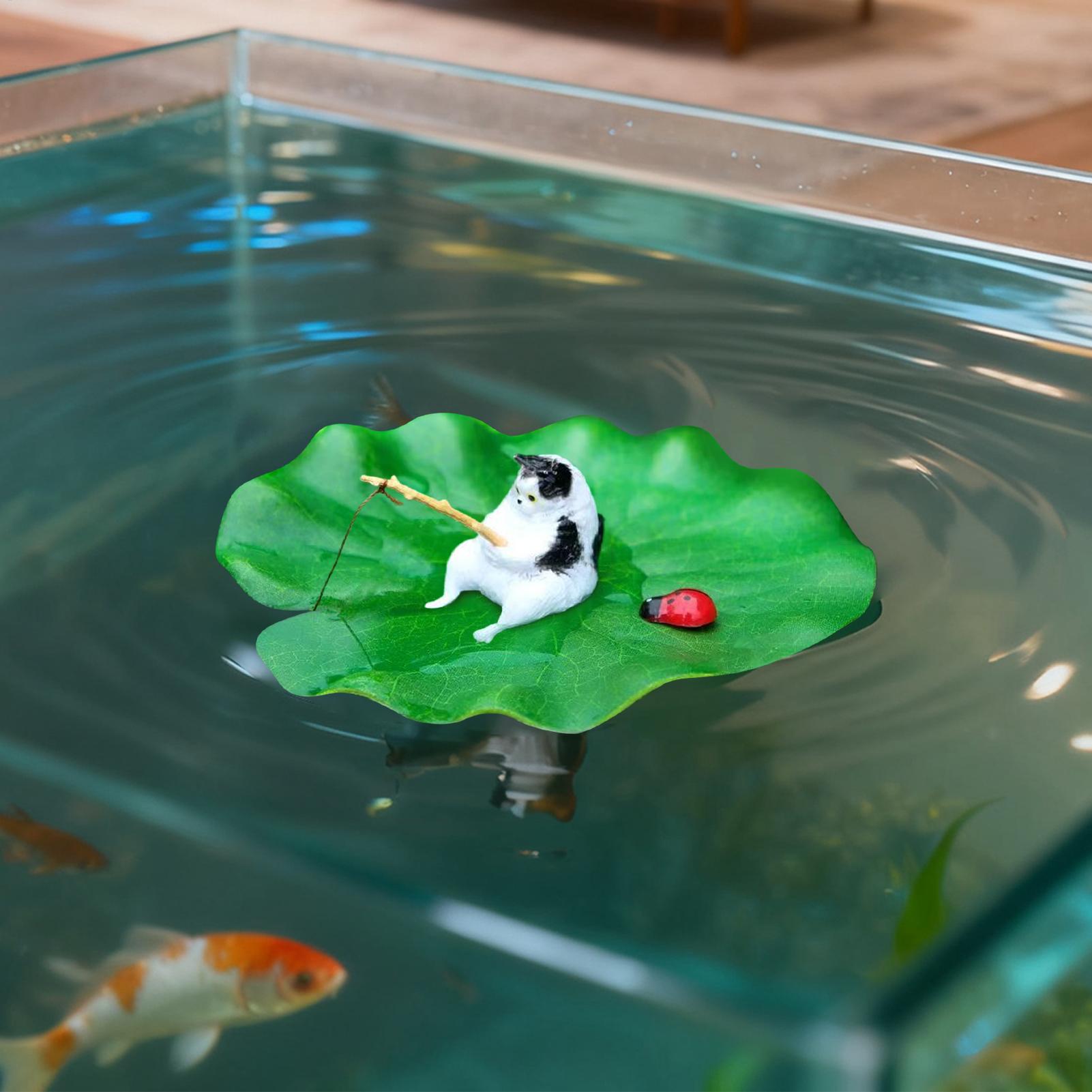 Aquarium Fish Names - Aquarium Decor Floating Cat Fishing Aquarium
