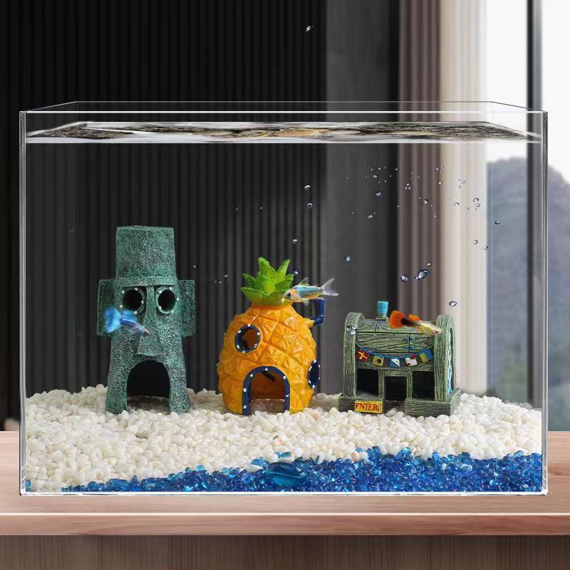 Aquarium Fish Names - Pineapple House Aquarium Decoration Fish Tank