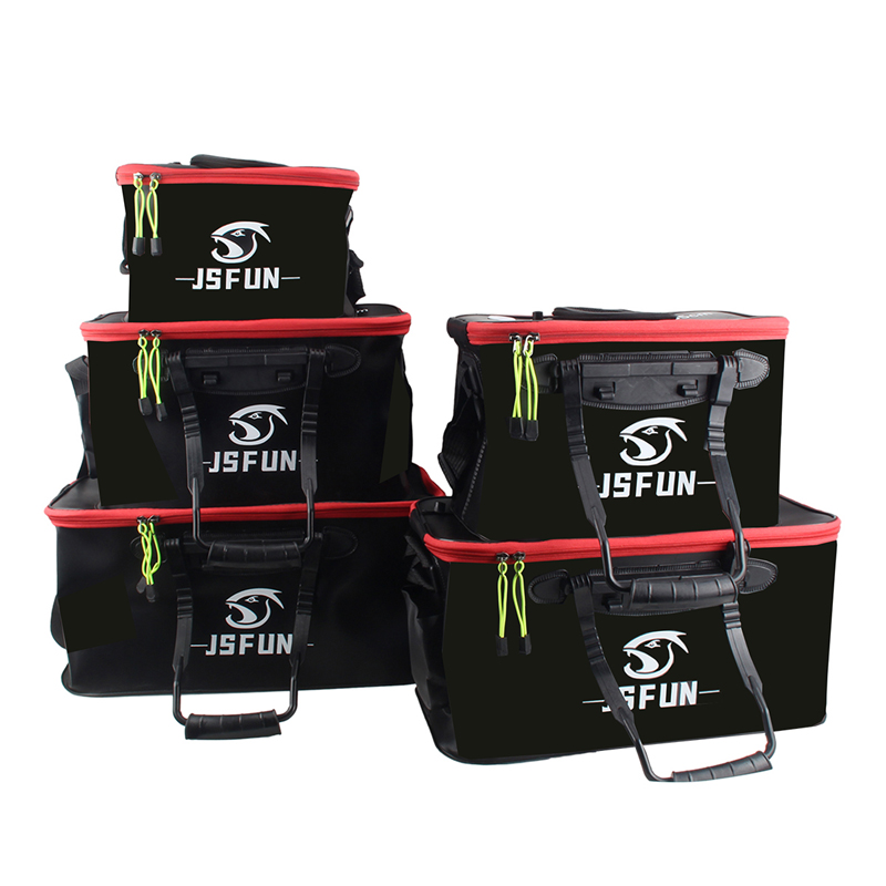 Fishing Bucket Folding Thicken - đánh giá và giá Live Fish Aquarium
