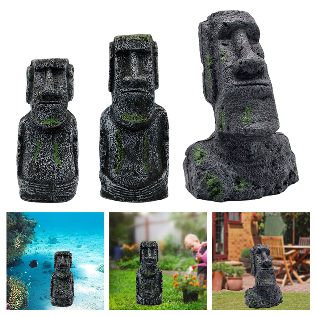 Aquarium Moai Statues Easter I - đánh giá và giá Aquarium Fish Names
