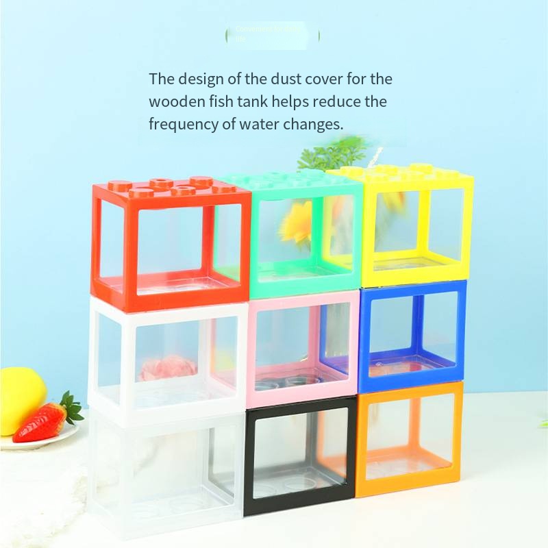 Novelty Block‑Shaped Mini Aqua - đánh giá và giá Aquarium Fish Names