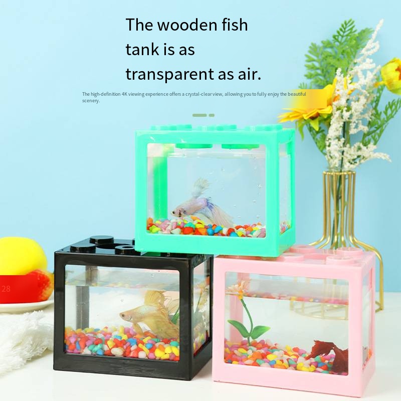 Novelty Block‑Shaped Mini Aqua - đánh giá và giá Aquarium Fish Names