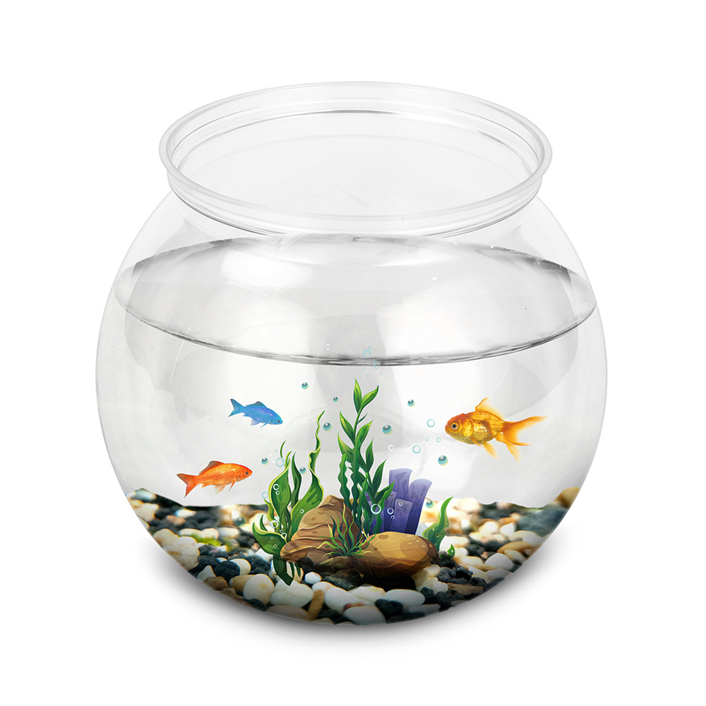 Fish Bowl Plastic L M S Sizes  - đánh giá và giá Aquarium Xl