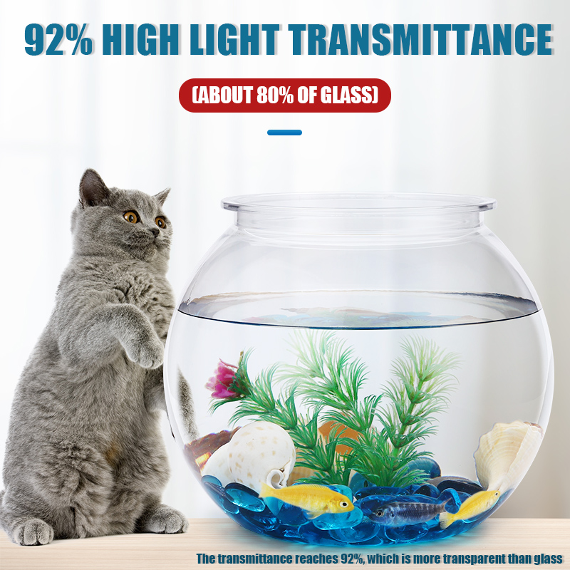 Fish Bowl Plastic L M S Sizes  - đánh giá và giá Aquarium Xl