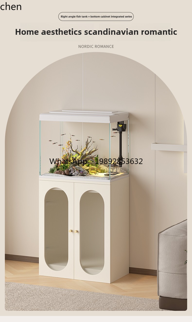 YGG  new fish tank light luxur - đánh giá và giá Live Fish Aquarium