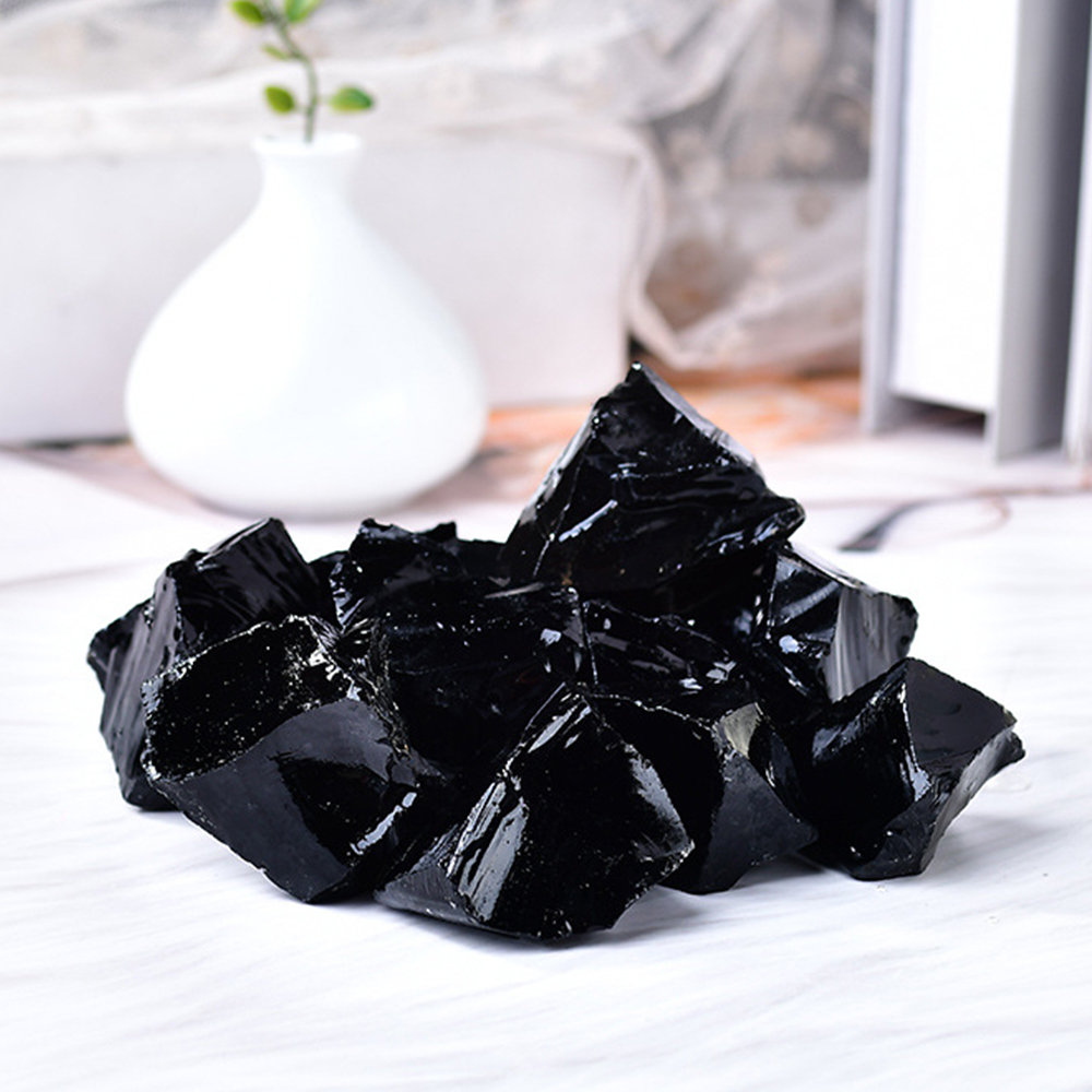 Natural Black Obsidian Raw Sto - đánh giá và giá Aquarium Fish Names