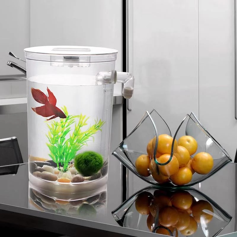Lazy Free Water Change Desktop - đánh giá và giá Fish Toy In Aquarium
