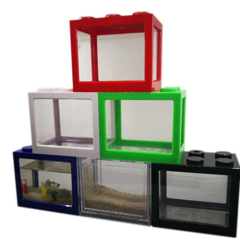 7 Color Mini Aquarium Betta Fi - đánh giá và giá Fish Toy In Aquarium