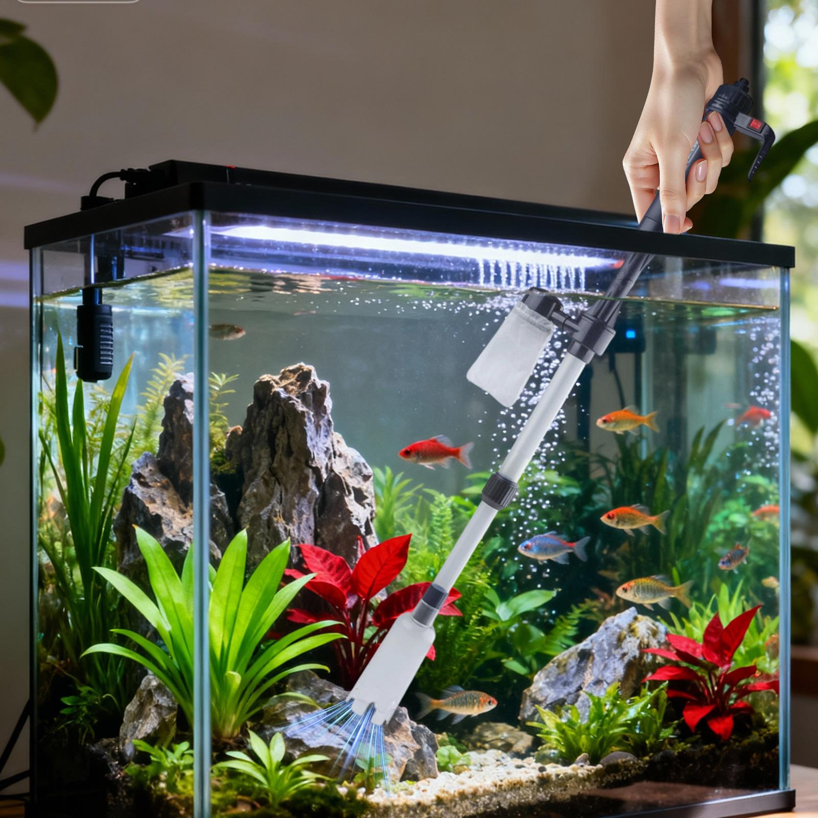3 in 1 Aquarium Vacuum Gravel  - đánh giá và giá Aquarium Fish Electric