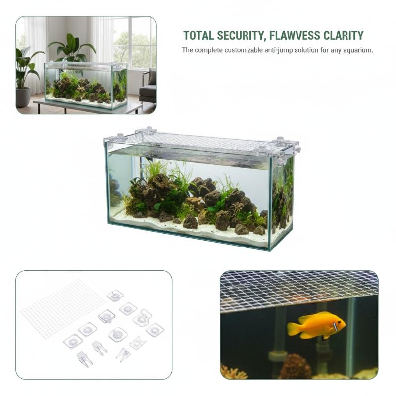 1Pcs Anti Escape Fish Tank Net - đánh giá và giá Aquarium Fish Jump Guard