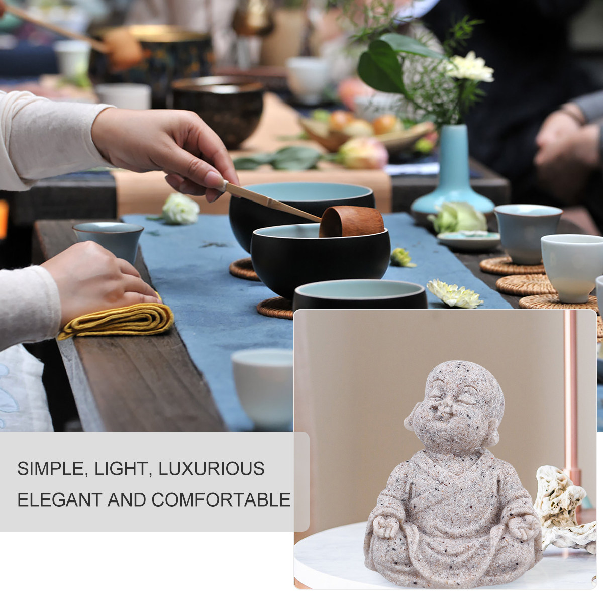 1Pcs Resin Maitreya Buddha Sta - đánh giá và giá Live Fish Aquarium