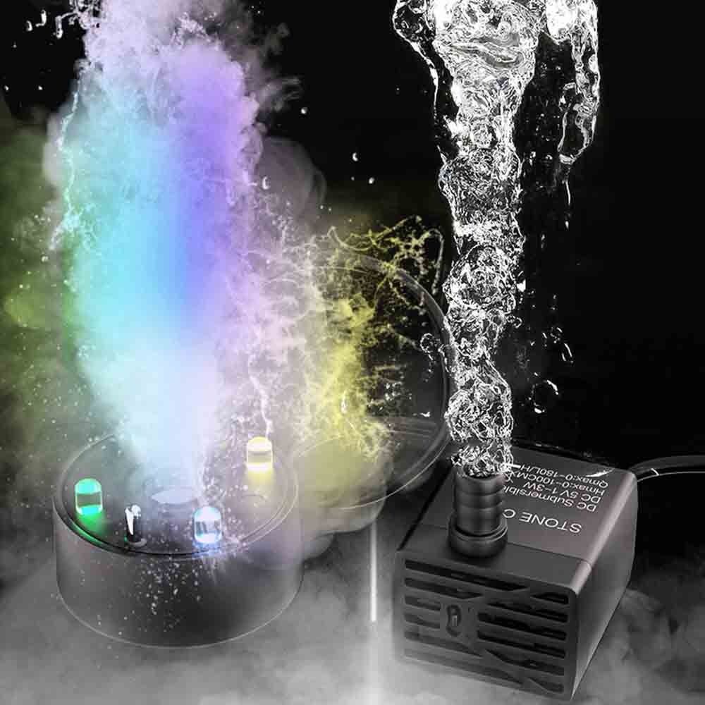 2-IN-1 Mist Maker Colorful LED - đánh giá và giá Aquarium Fish Accessories