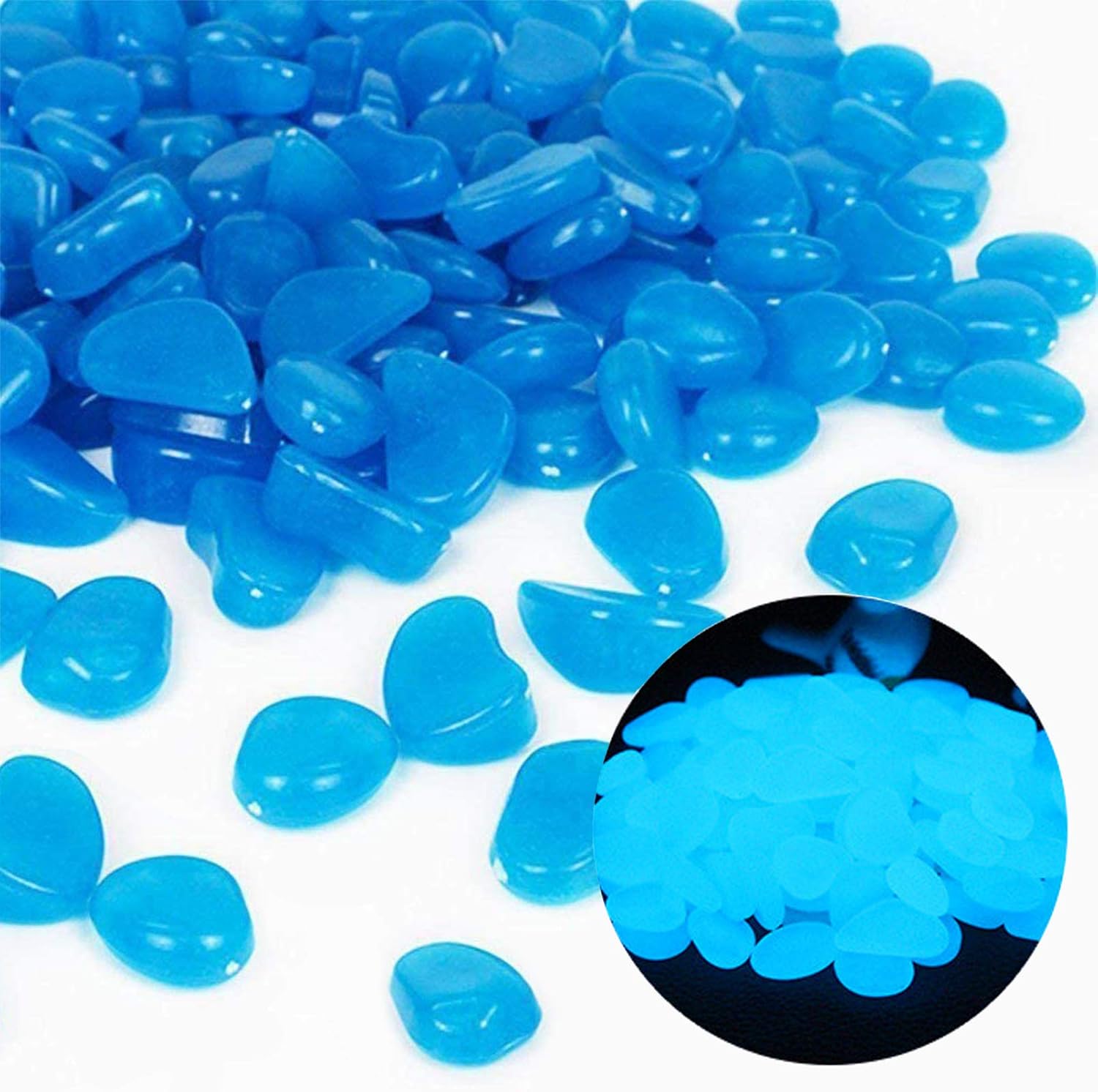 Fish Tank Rocks Glow Blue Pebb - đánh giá và giá Aquarium Fish To Buy