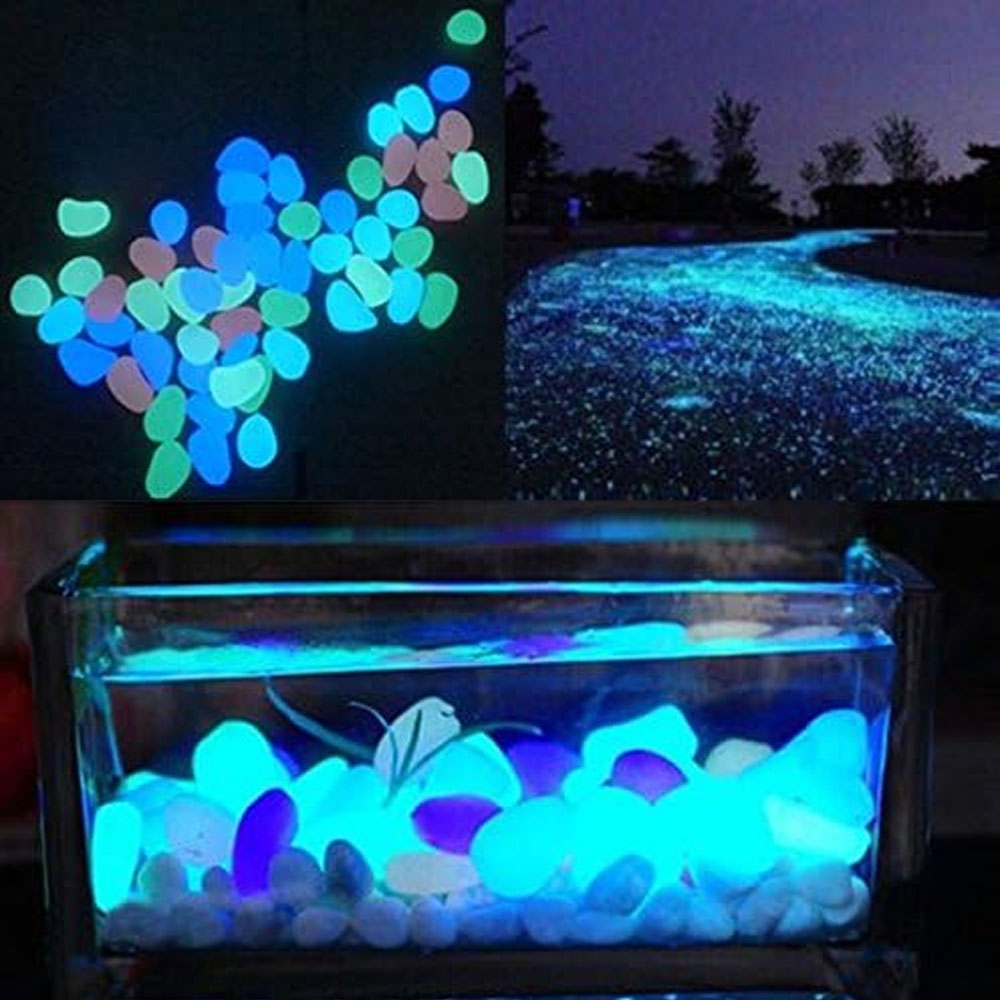 Fish Tank Rocks Glow Blue Pebb - đánh giá và giá Aquarium Fish To Buy