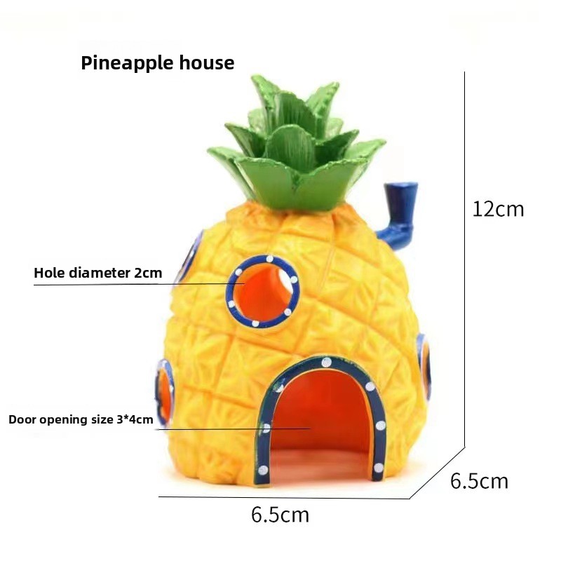 Pineapple House Aquarium Decor - đánh giá và giá Aquarium Fish Names