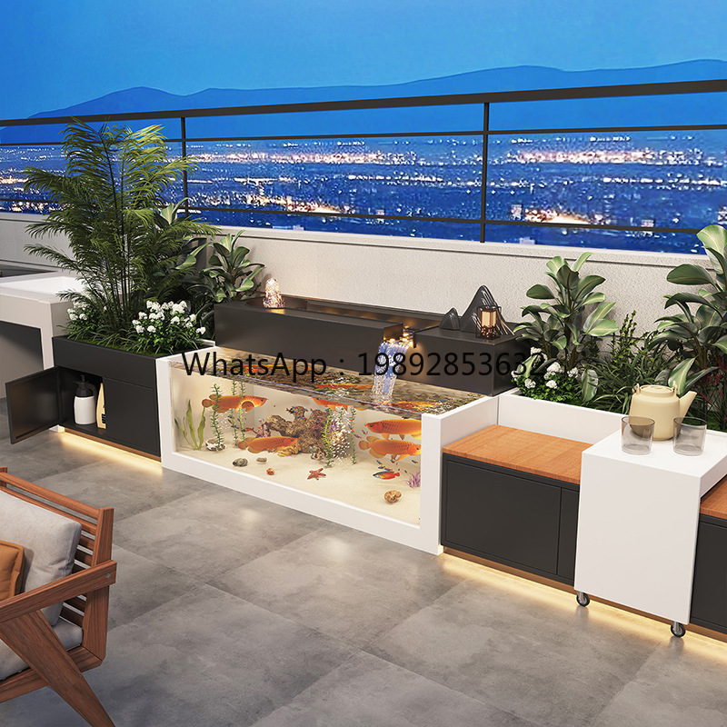 XL Stainless Steel Fish Pond W - đánh giá và giá Aquarium Xl