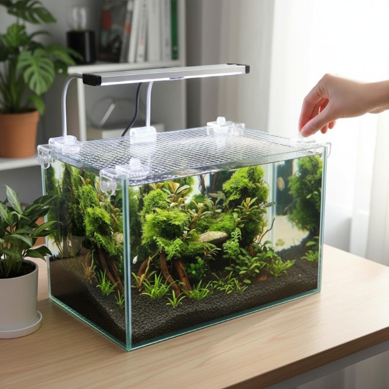 [L] 1Pcs Fish Tank Net Anti Ju - đánh giá và giá Aquarium Fish Jump Guard